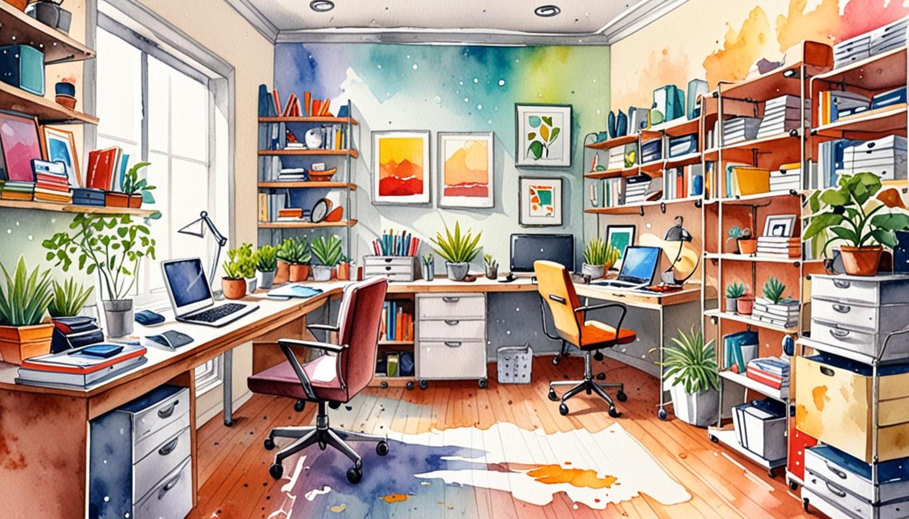 Efficient Space in the Home Office: Discarding and Organizing Strategies for a Productive Environment